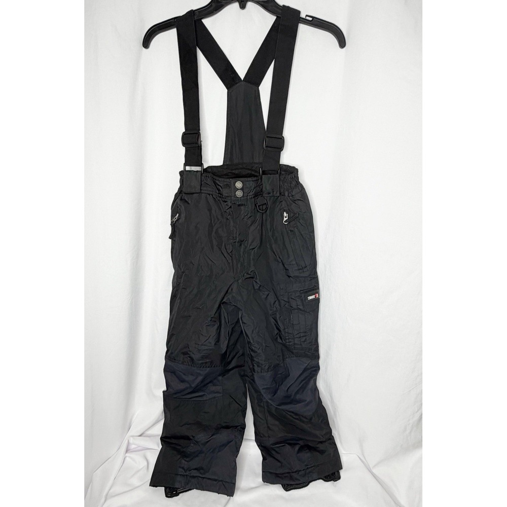 WeatherProof 32 Degrees Kid Waterproof Snow Ski Bib Pant Size S Black Insulated
